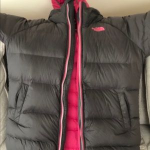 Girls’ North Face Hooded 2 in 1 Coat/Jacket